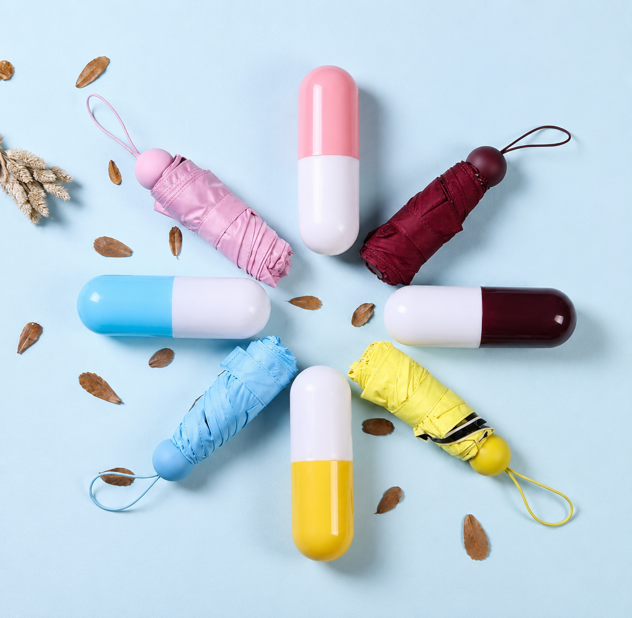 Capsule Foldable Umbrella