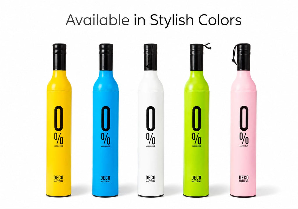 Creative Bottle Shape Folding Umbrell