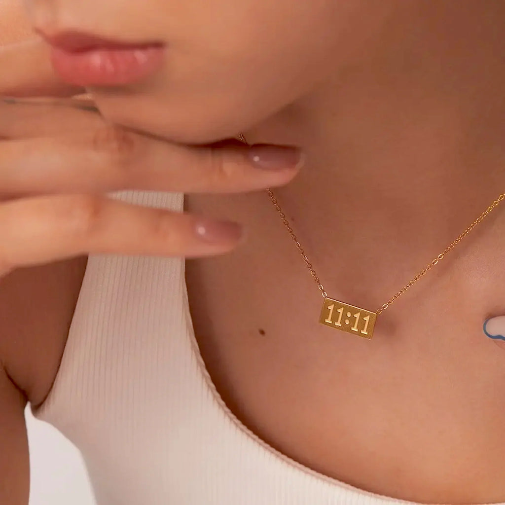1111 Angel Number Necklace - Sori Style-4